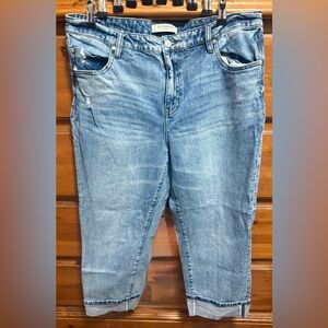 Liverpool Women's Light Blue Cropped Jeans 14